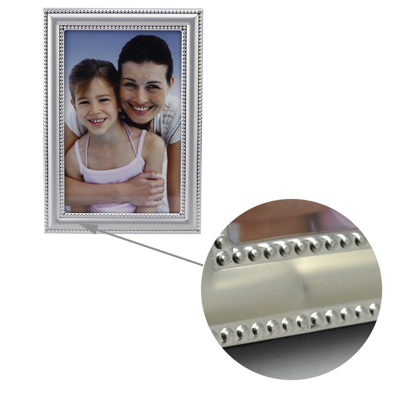 Rama foto Myra, 10x15, metal, cu insertie striata, pentru birou, RESIGILAT - imagine 8